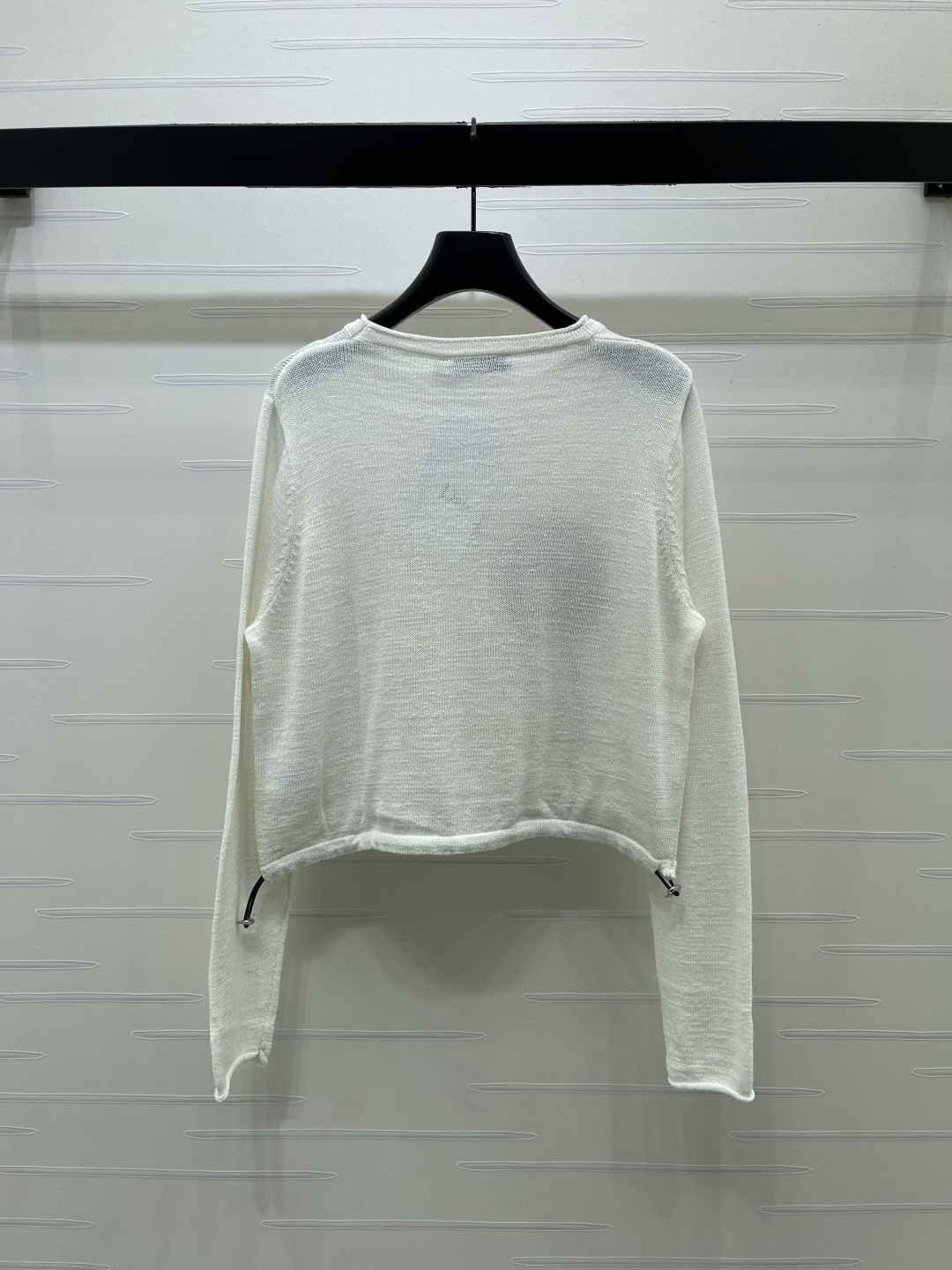 Floral Embroidered Cropped Sweater