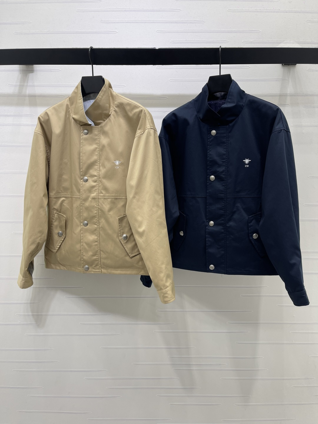 Dior Snap Front Collared Jacket