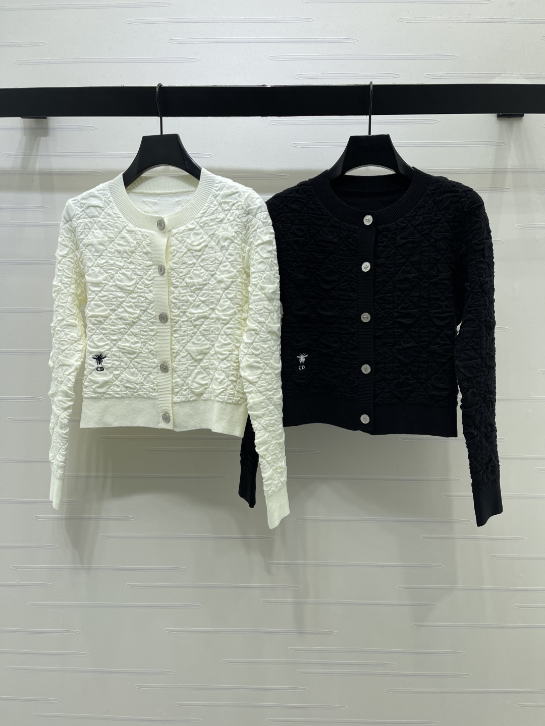 Dior Textured Button Cardigan