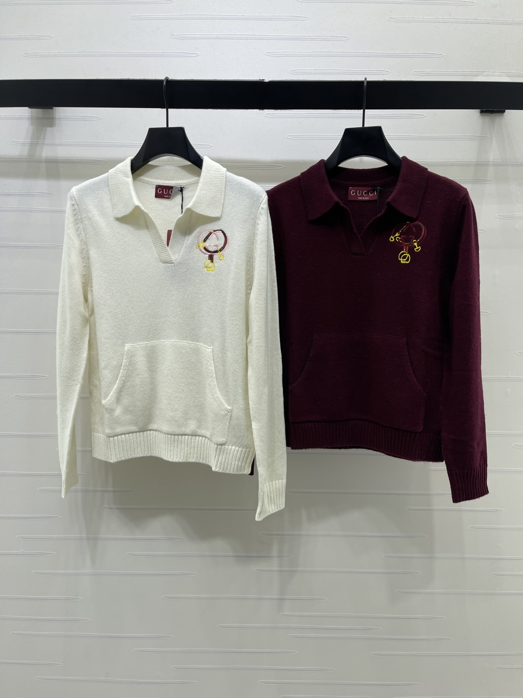 Gucci Embroidered Zip Hoodie