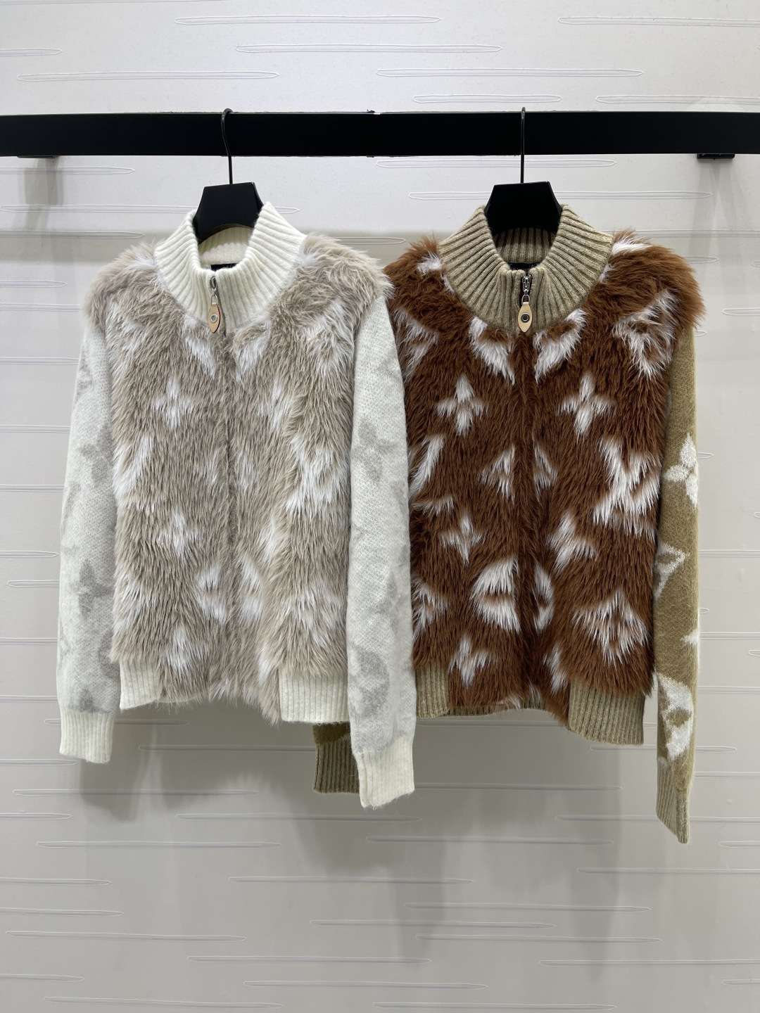 Louis Vuitton Shaggy Front Zip Cardigan