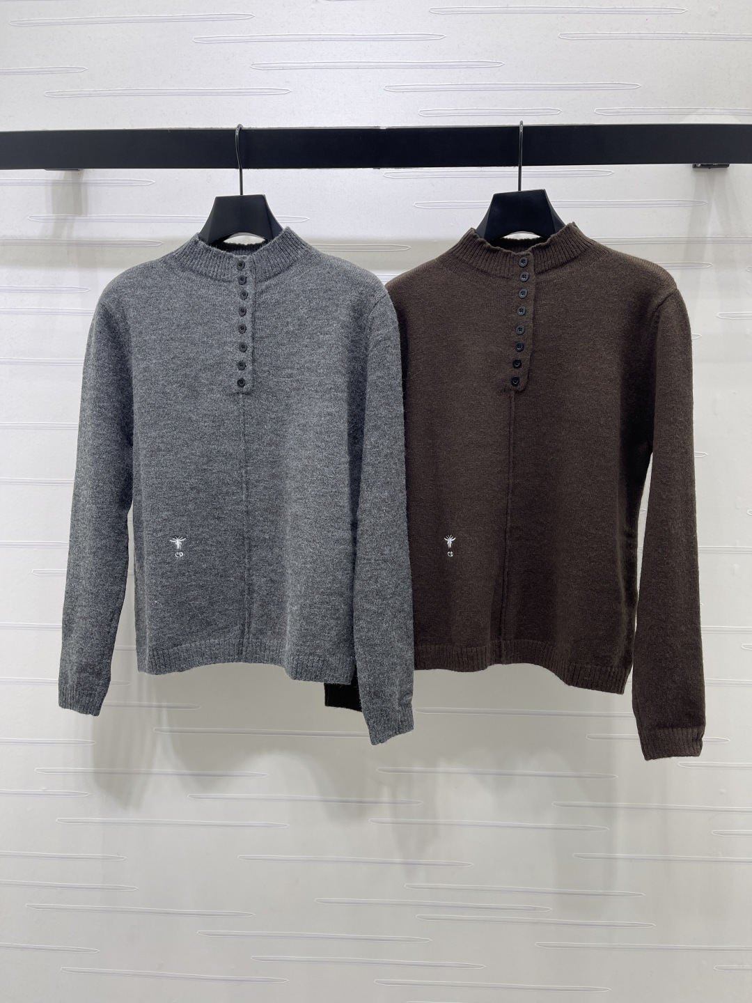 Dior Button Neck Sweater