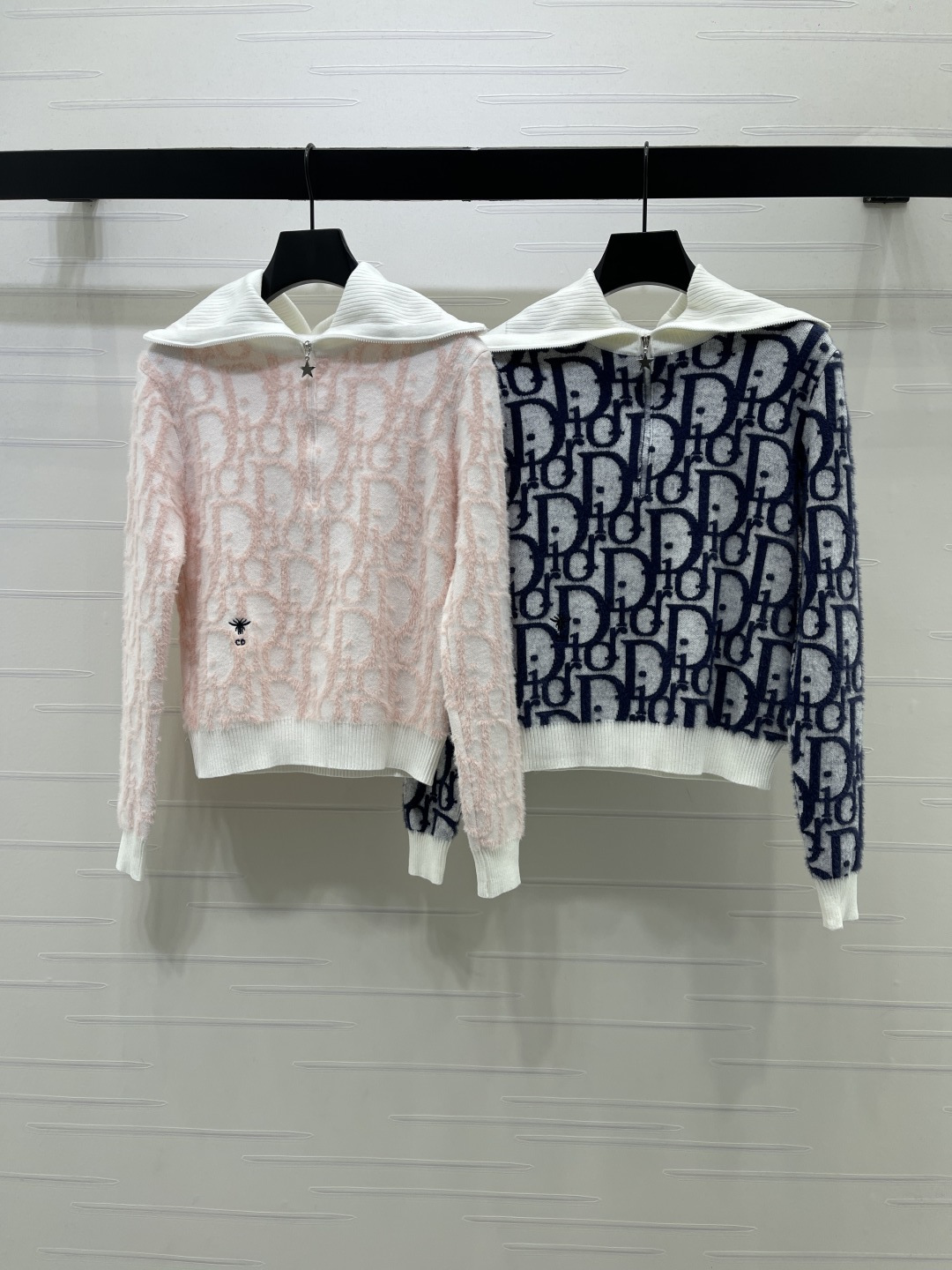 Dior Monogram Zip Collar Sweater