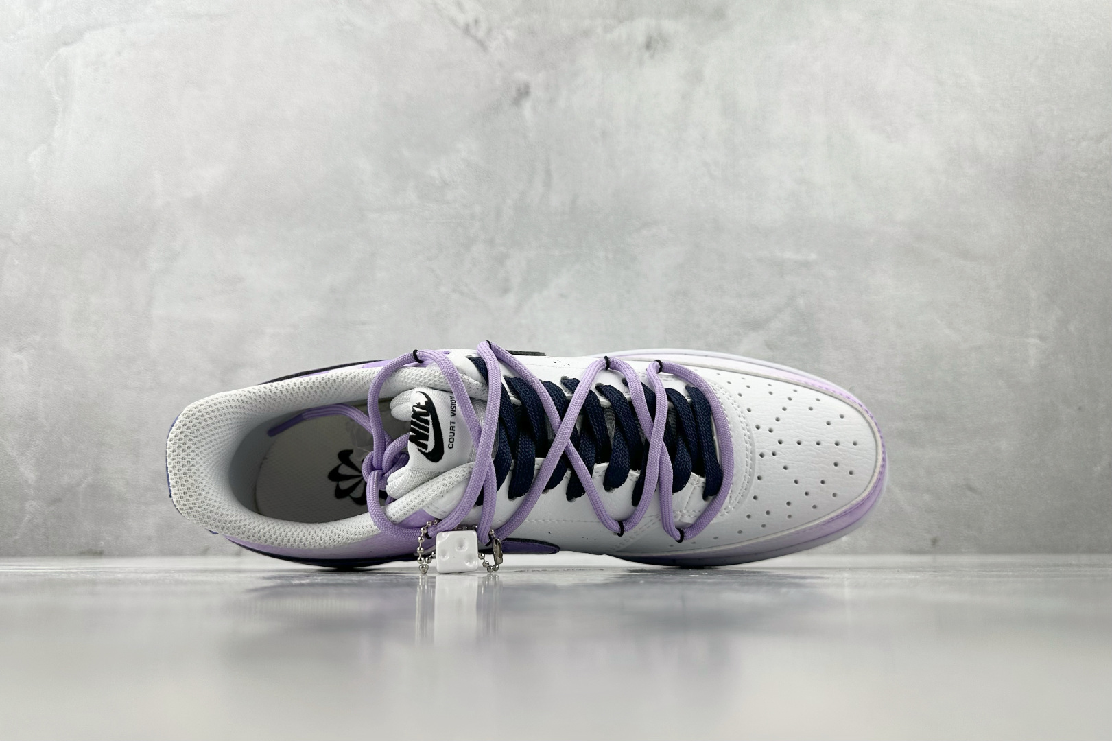 定制版  
【定制球鞋】Nike Court Vision 坠入银河 紫色

货号：DH2987-101