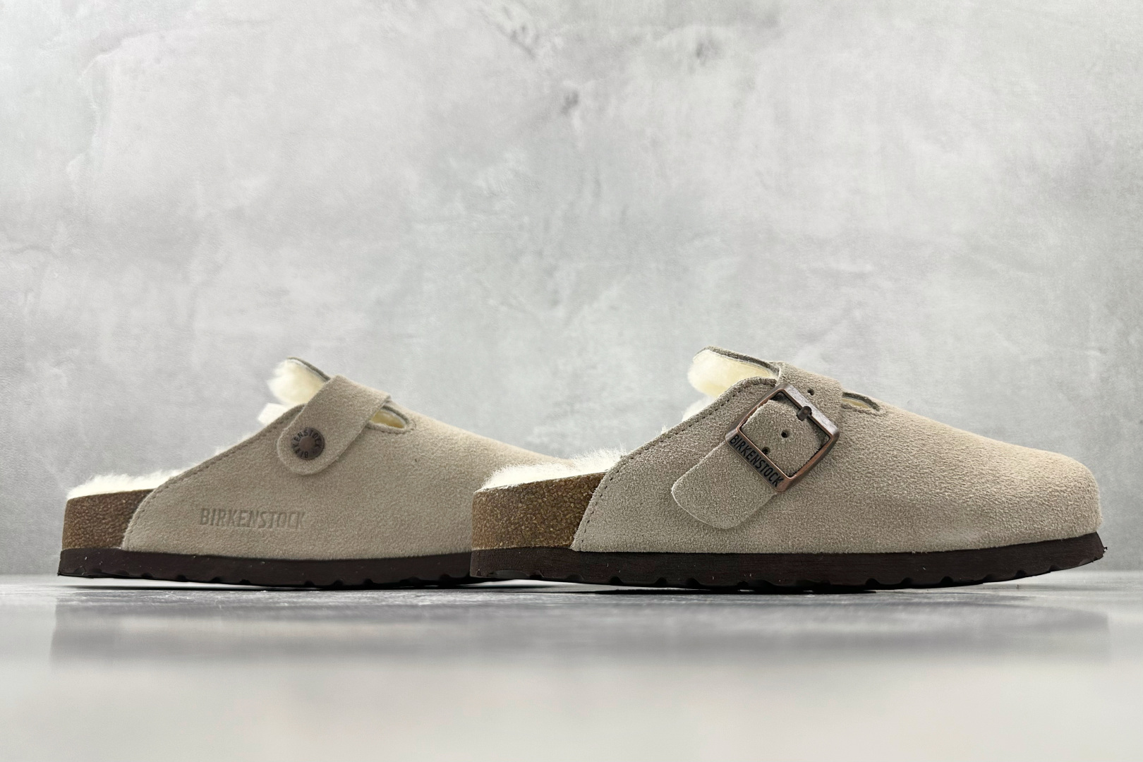莞产 
Birkenstock Boston 灰色

货号：
尺码：35 36 36.5 37 38.5