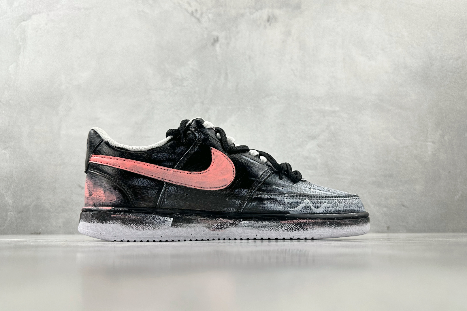 定制版  
【定制球鞋】Nike Court Vision 制造病变 黑粉

货号：DH2987-101
