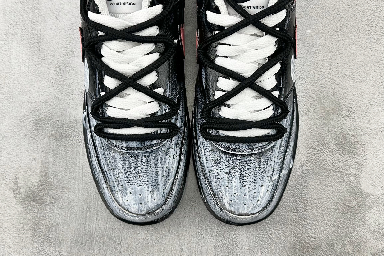 定制版  
【定制球鞋】Nike Court Vision 制造病变 黑粉

货号：DH2987-101