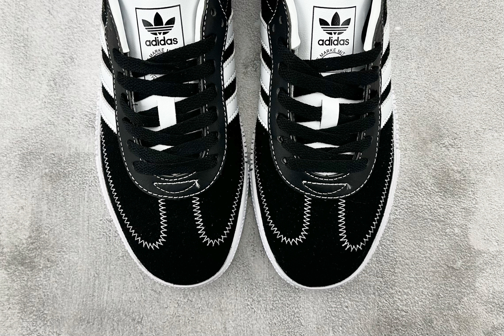 R 版 
出口订单 adidas originals Samba 松糕底 黑

货号 ：FV0766
尺