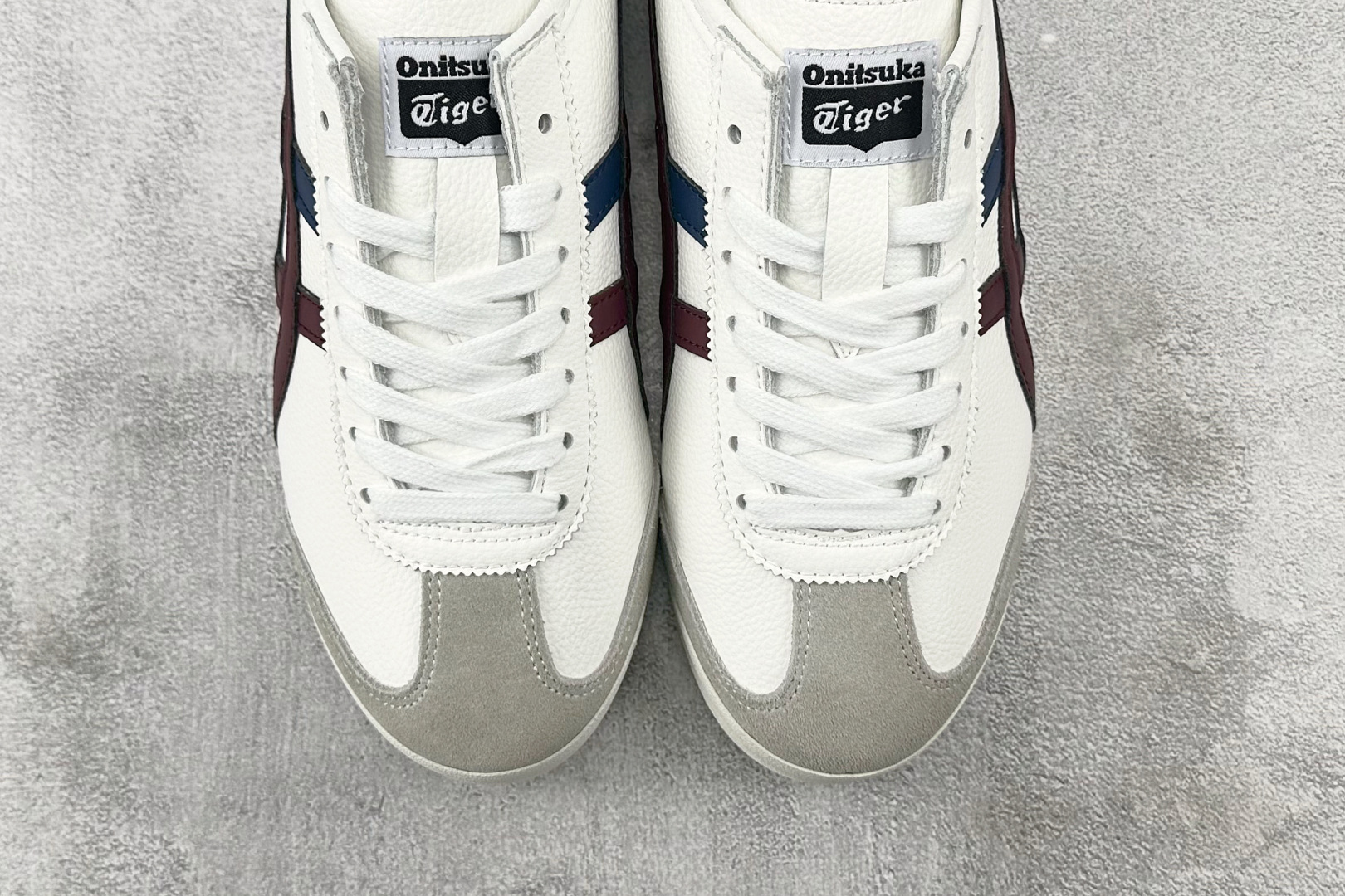 SC 
渠道特供  Onitsuka Tiger鬼塚虎 MEXICO 66 Slip-on 白红蓝

货