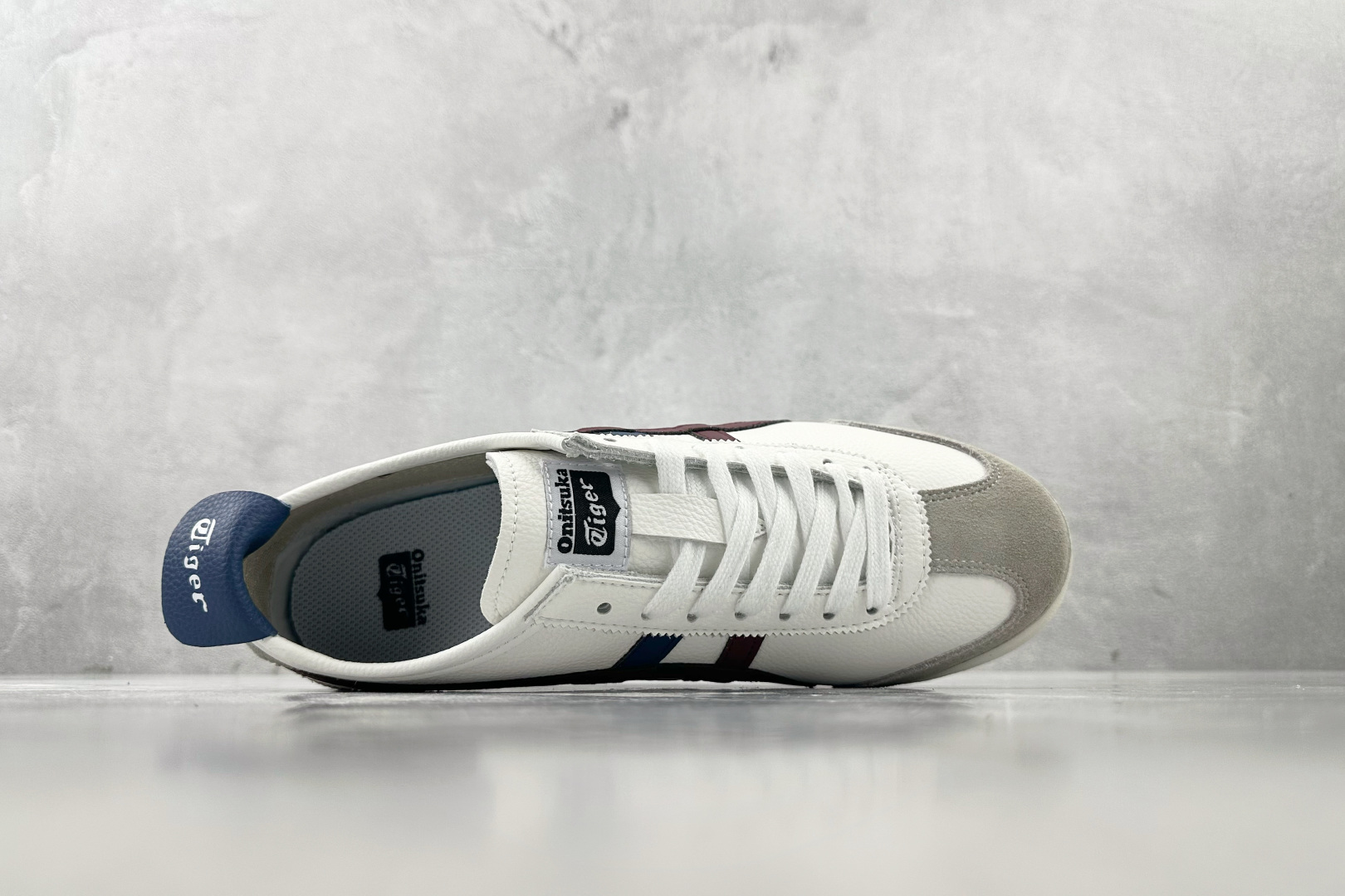 SC 
渠道特供  Onitsuka Tiger鬼塚虎 MEXICO 66 Slip-on 白红蓝

货