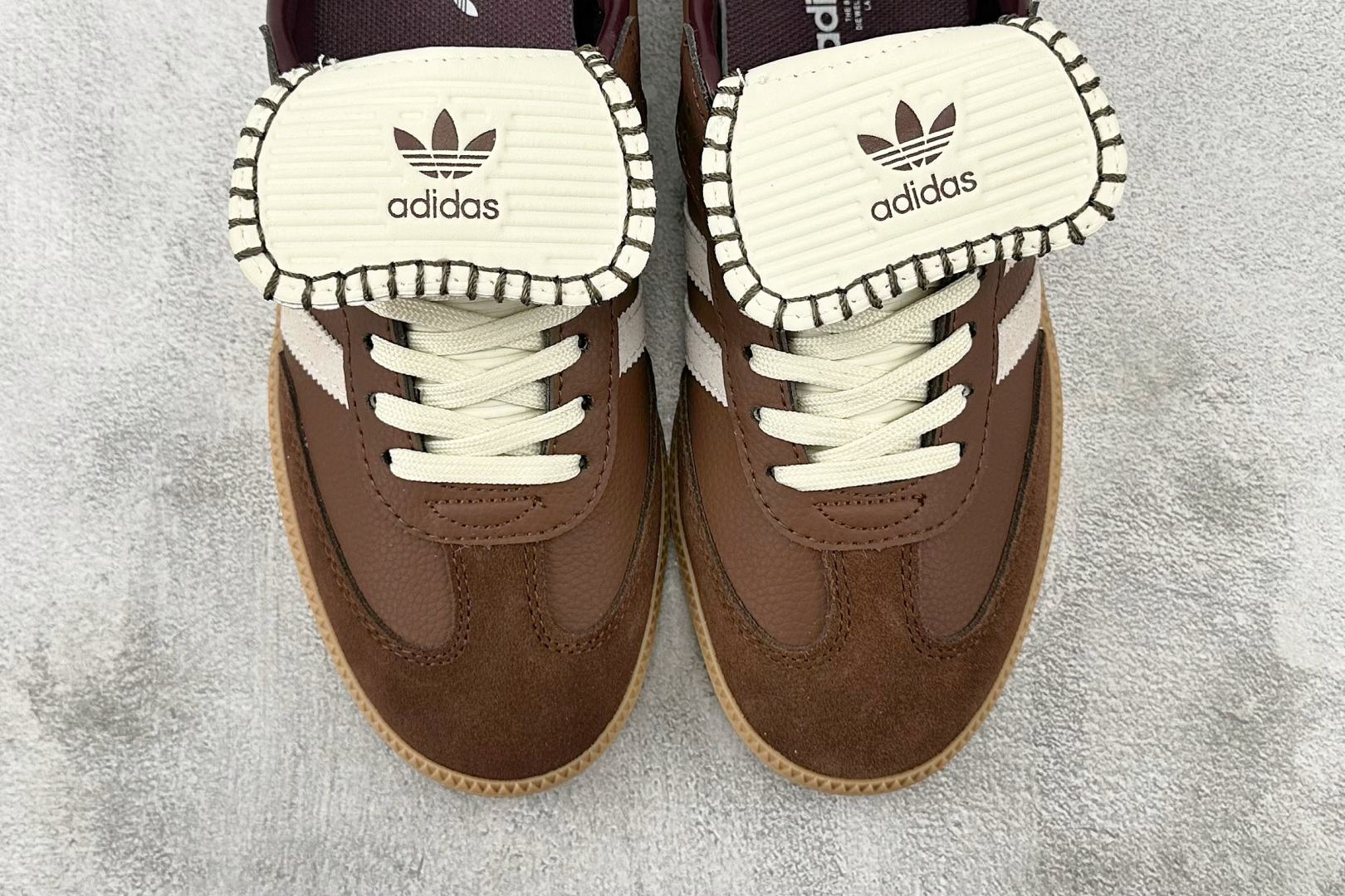 R 版 
出口订单  adidas originals SAMBA LT 褐色

货号：JQ6620
尺