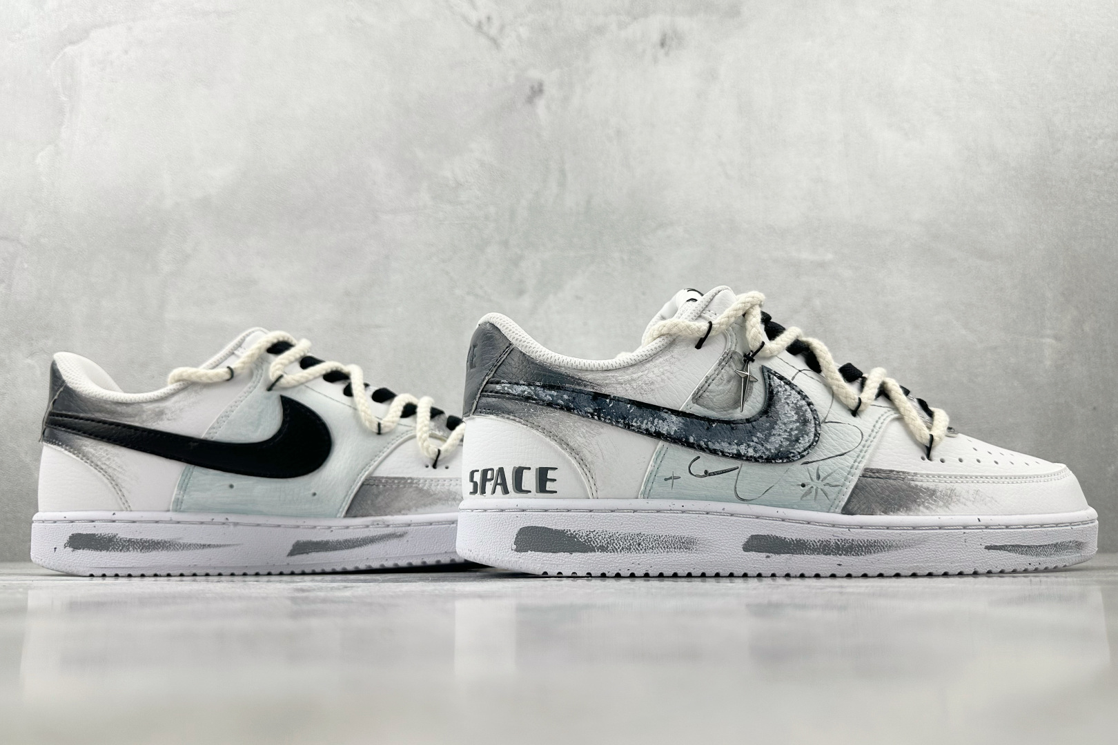 定制版  
【定制球鞋】Nike Court Vision 星际空间 灰色

货号：DH2987-101