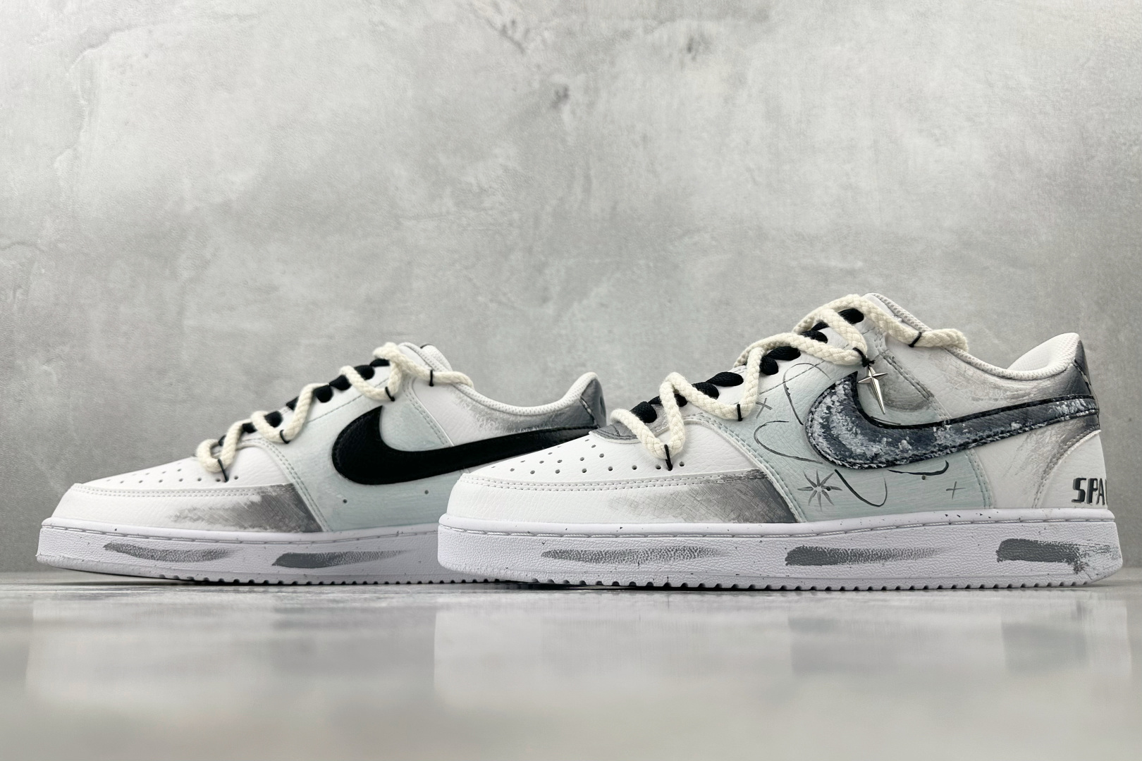 定制版  
【定制球鞋】Nike Court Vision 星际空间 灰色

货号：DH2987-101