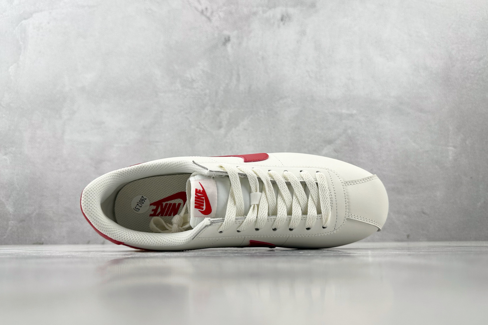 PF 
最强阿甘生产线  Nike Cortez LEATHER 白红色

货号：DM4044-110
