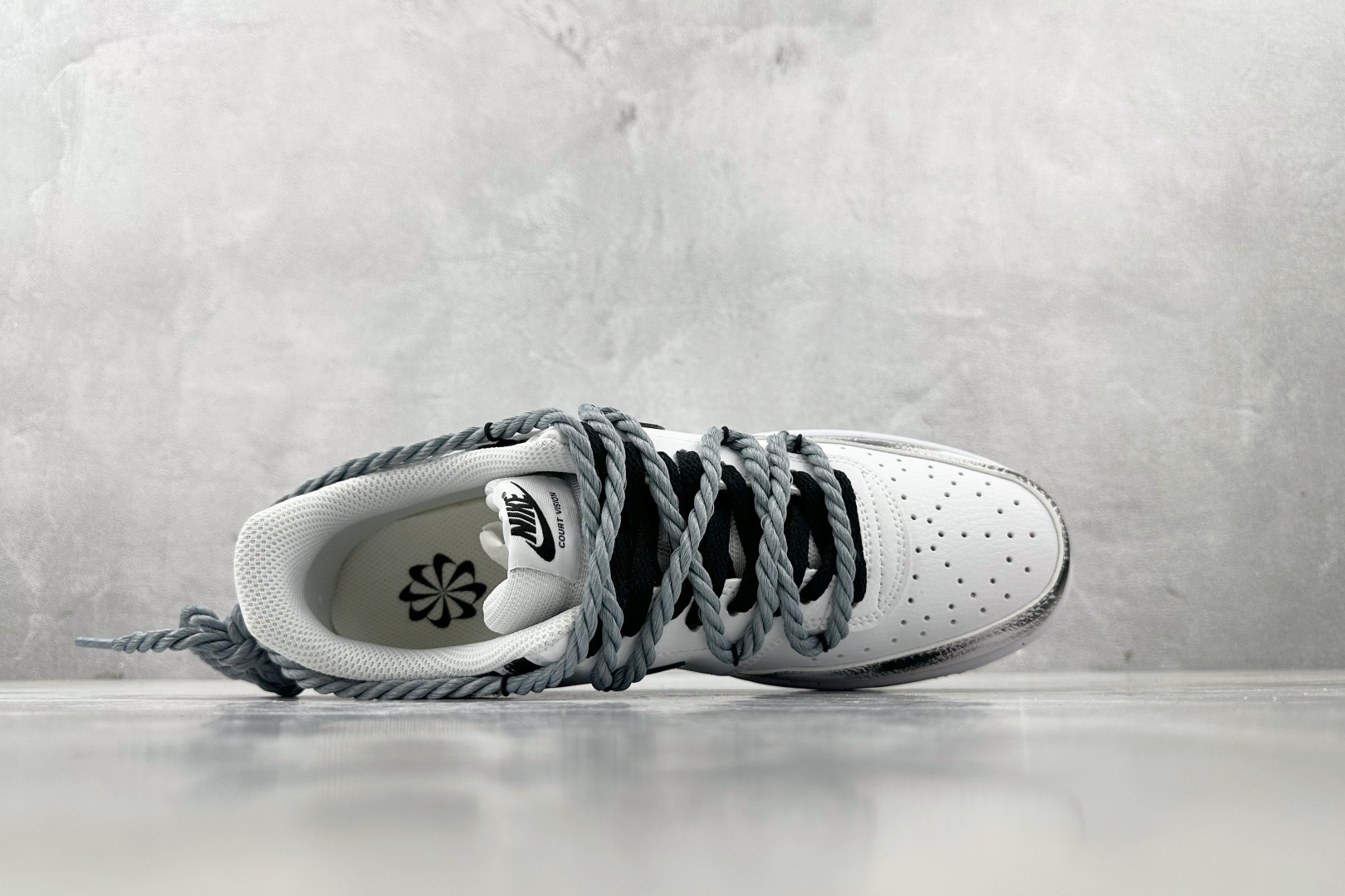 定制版  
【定制球鞋】Nike Court Vision 暗黑骑士 黑白色

货号：DH2987-10