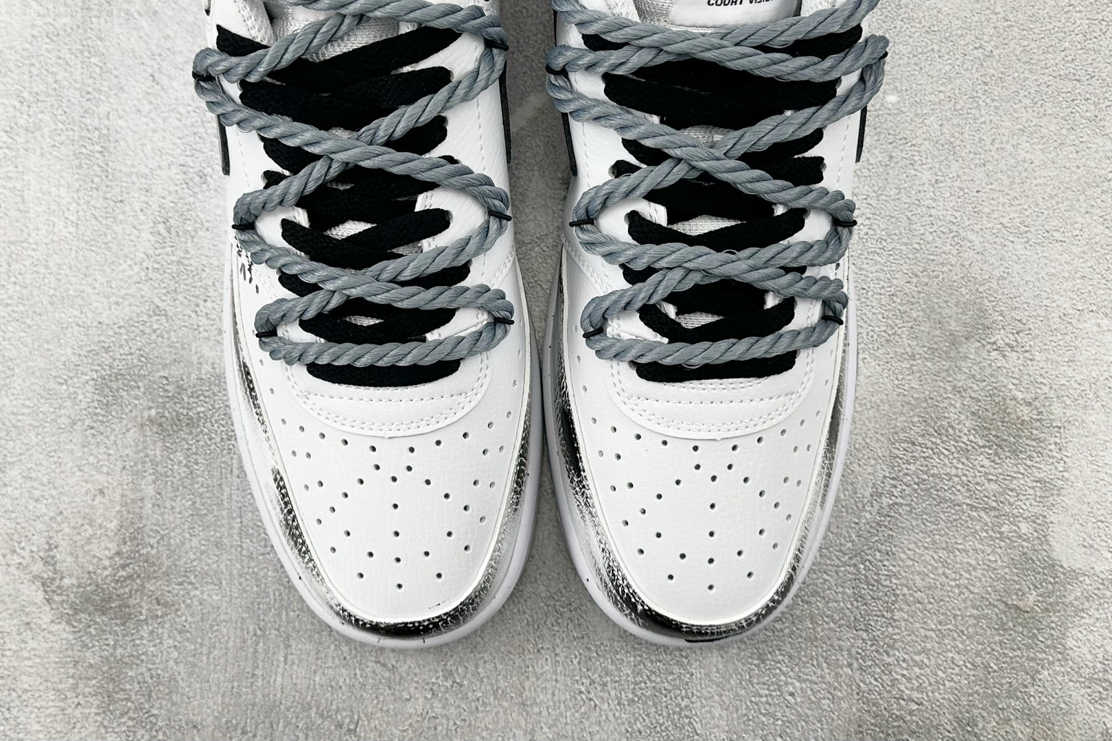 定制版  
【定制球鞋】Nike Court Vision 暗黑骑士 黑白色

货号：DH2987-10