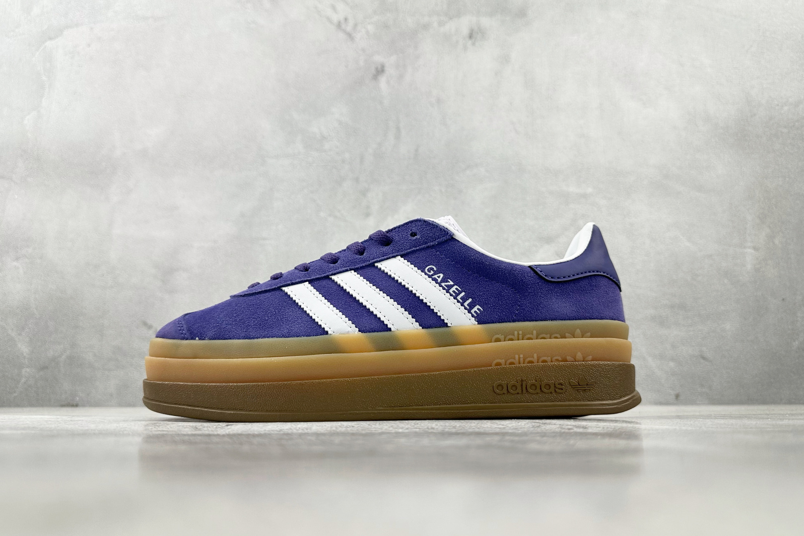 HG 
品质升级 adidas originals GAZELLE BOLD 紫白

货号：IE0419