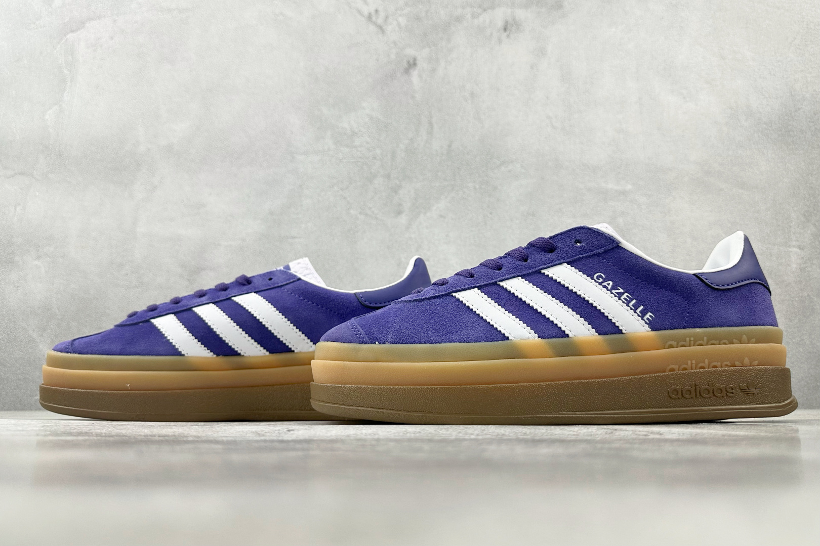 HG 
品质升级 adidas originals GAZELLE BOLD 紫白

货号：IE0419