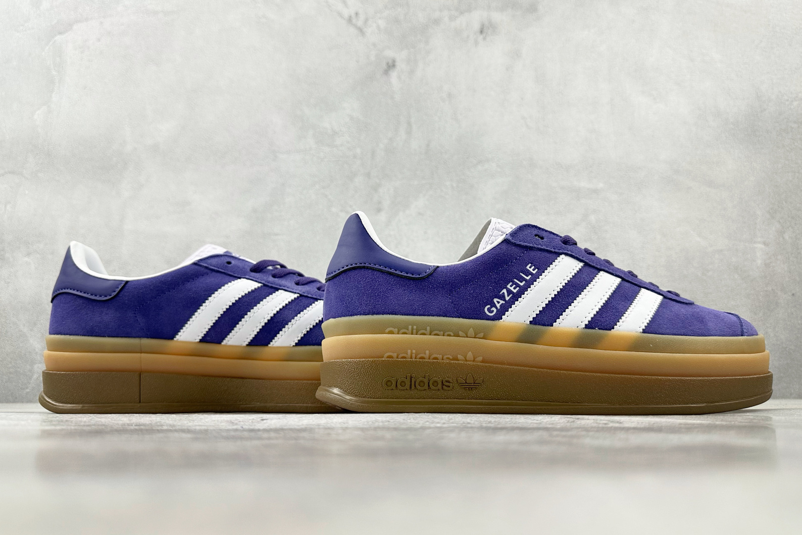 HG 
品质升级 adidas originals GAZELLE BOLD 紫白

货号：IE0419