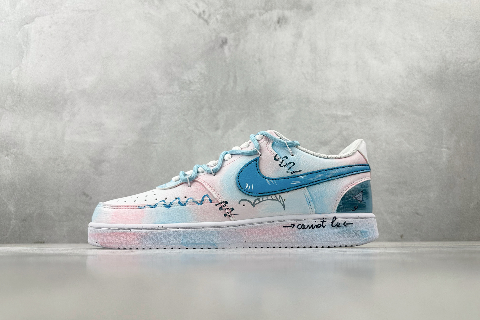 定制版  
【定制球鞋】Nike Court Vision 半夏晚晚 粉蓝白

货号：DH2987-10
