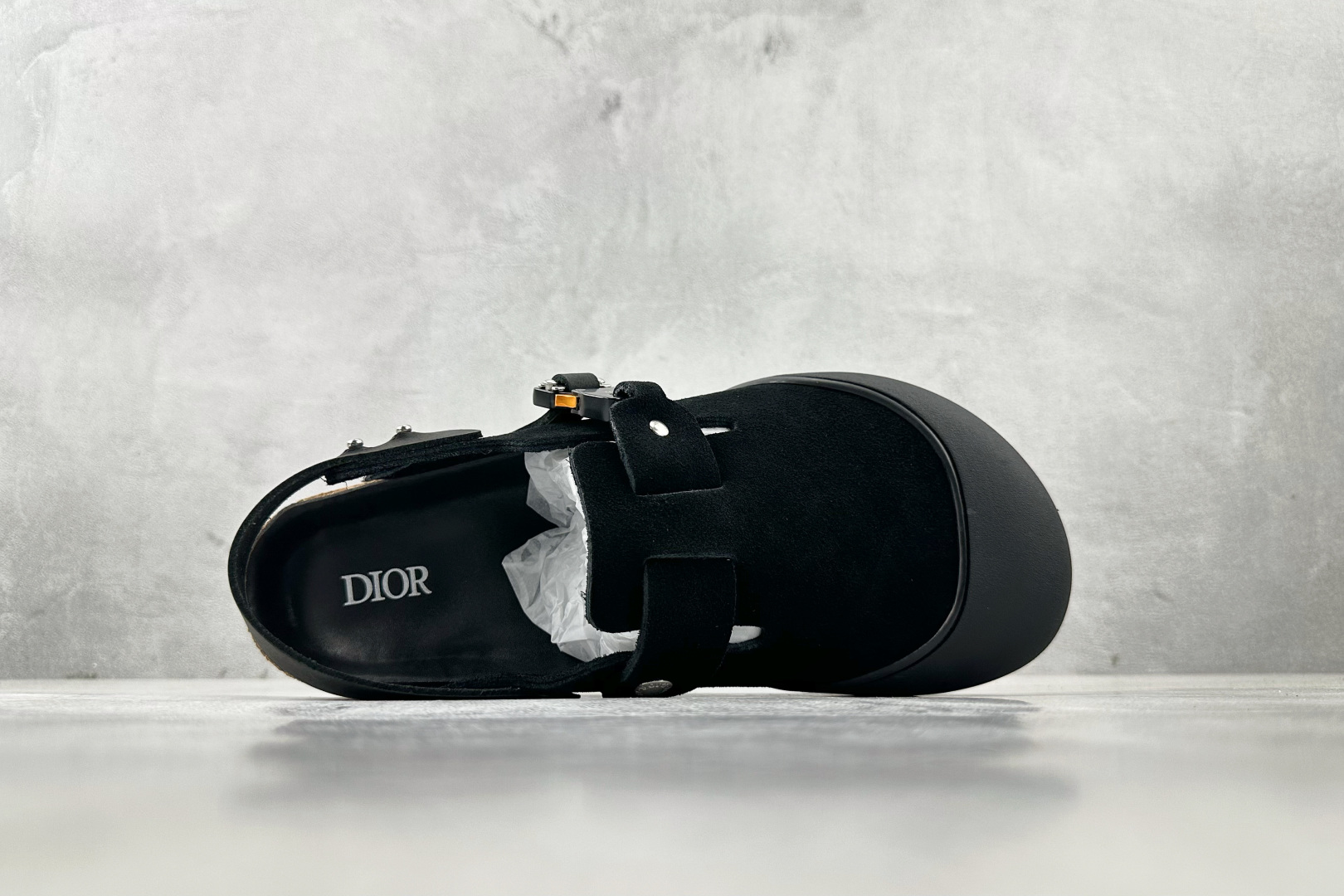 莞产 
Birkenstock x DIOR迪奥 Tokio 勃肯鞋 黑色

货号：3SA116ZSD_