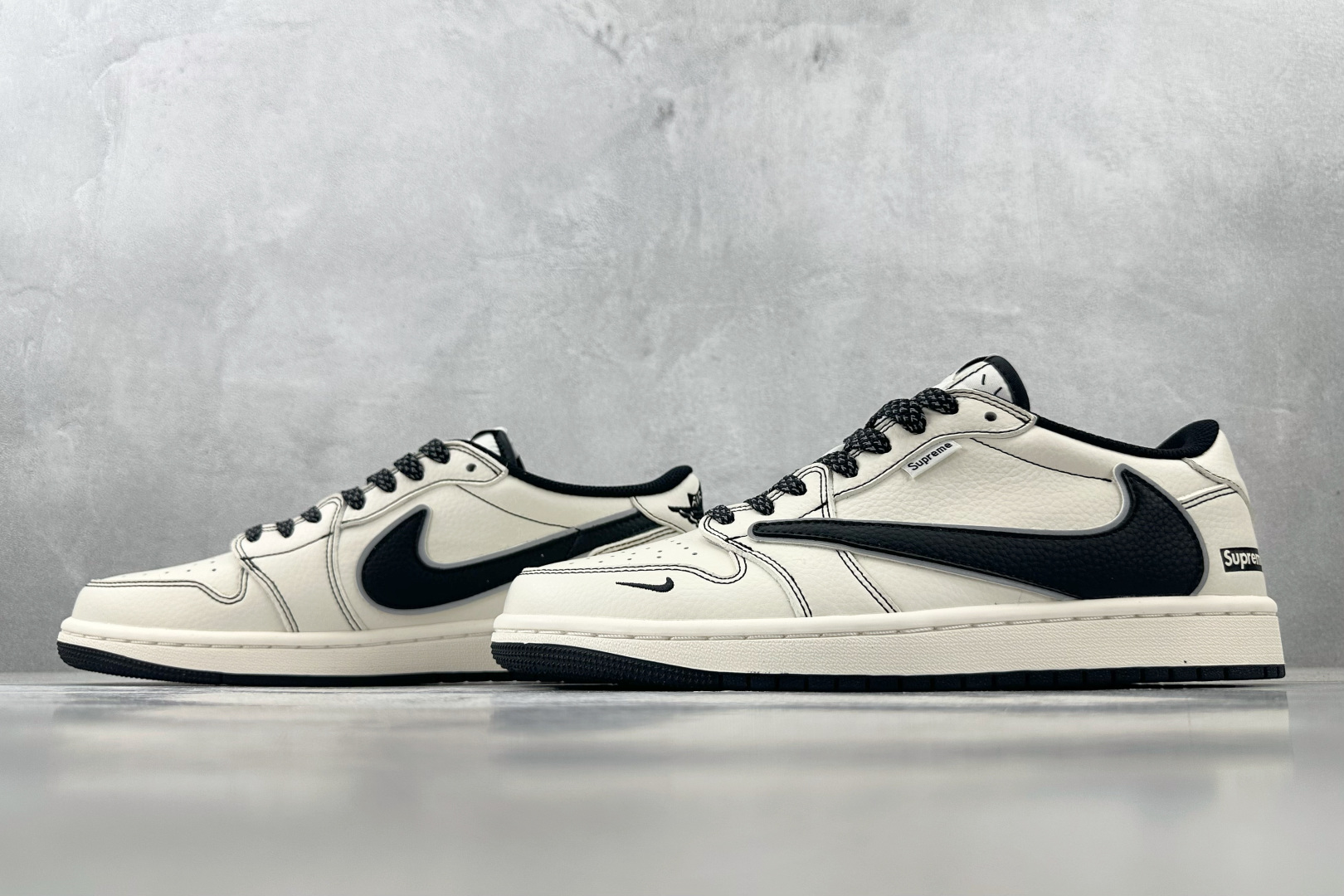 DK 
定制 Air Jordan 1 Low ow SP 米白黑

货号：DH0223 311
尺码：