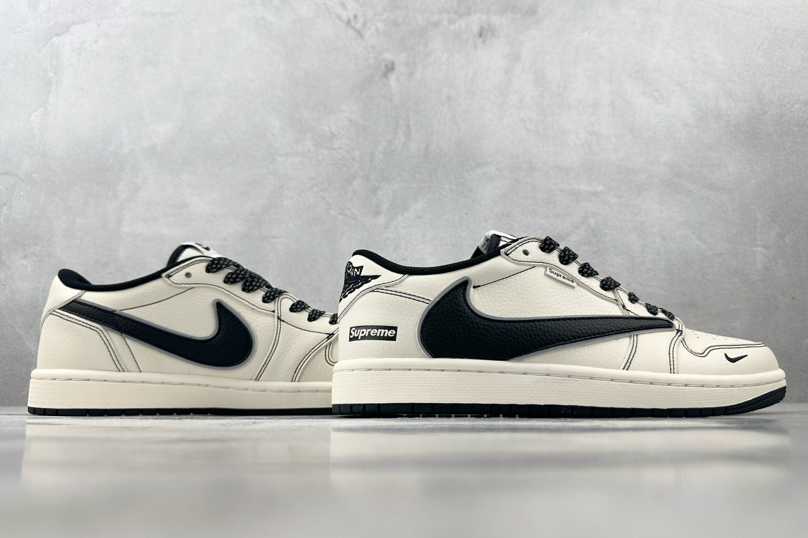 DK 
定制 Air Jordan 1 Low ow SP 米白黑

货号：DH0223 311
尺码：