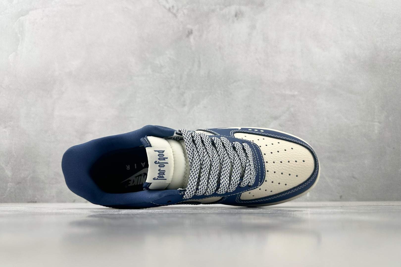 XC 
Nike Air Force 1'07 fear of qod 联名 蓝白

货号：KK1988