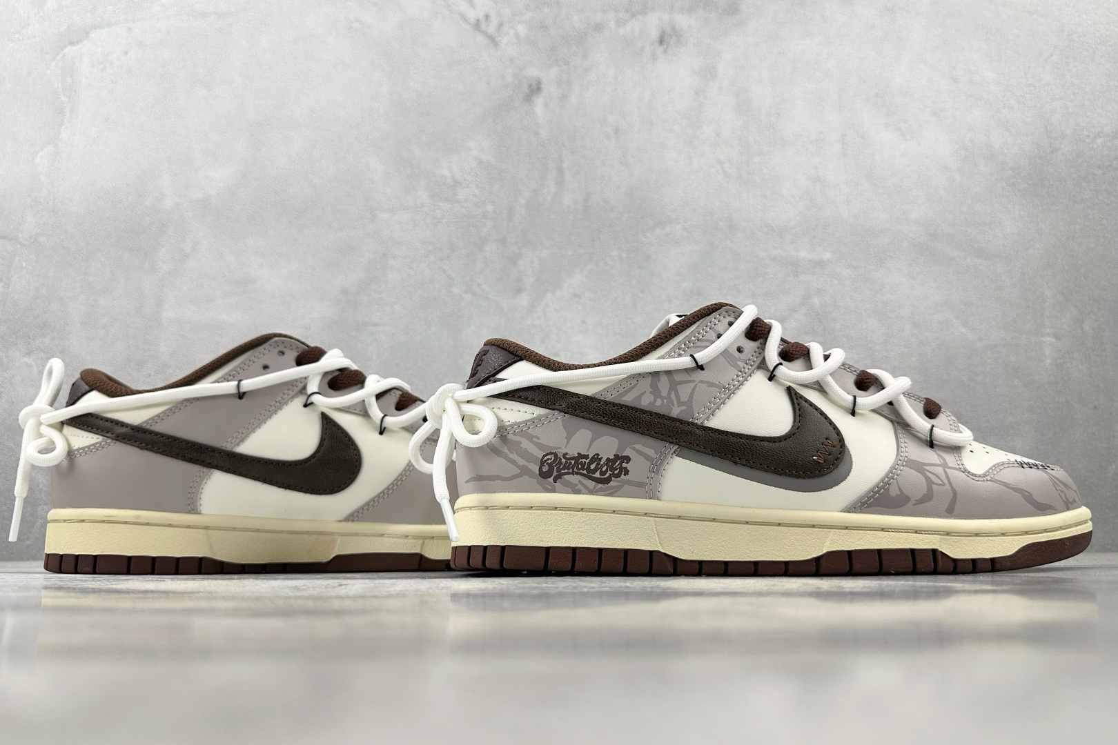 YC 
【定制球鞋】Nike Dunk 考拉派对 破碎网格 棕色

货号：DD1503-124
尺码：3