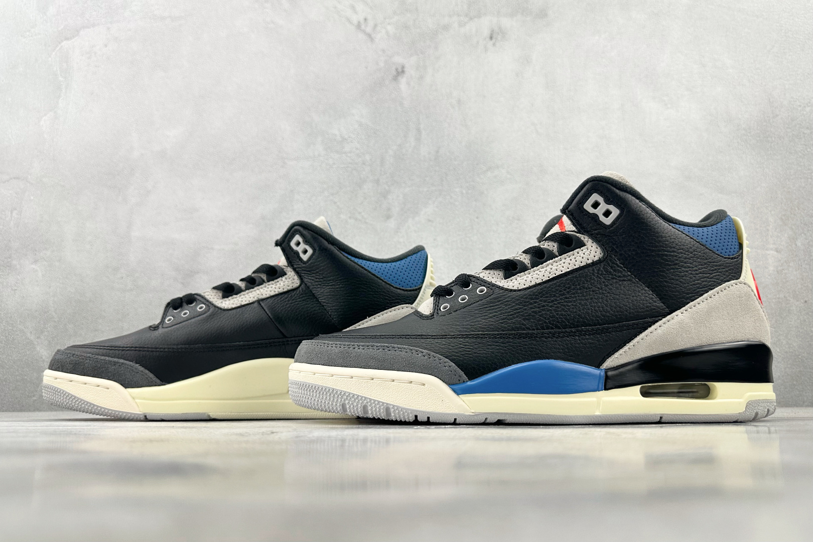 OG 
顶级纯原 Jordan Air Jordan 3 Retro Rare Air 黑灰红

货号：