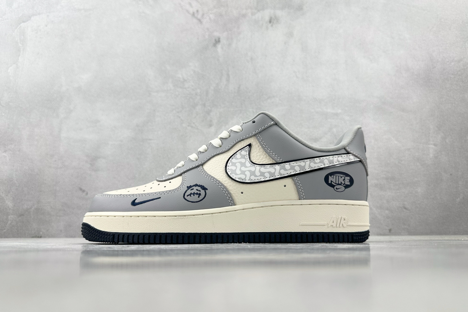 Nike Air Force 1 '07 Premium Grey/White Men's Shoes DF0188-061 1 Nike Air Force 1 '07 Premium Grey/White Men's Shoes DF0188-061
