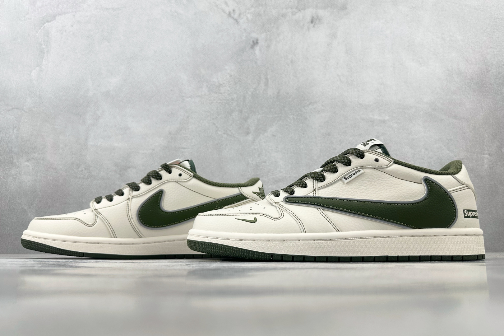 DK 
定制 Air Jordan 1 Low ow SP 米白绿

货号：DH0223 333
尺码：