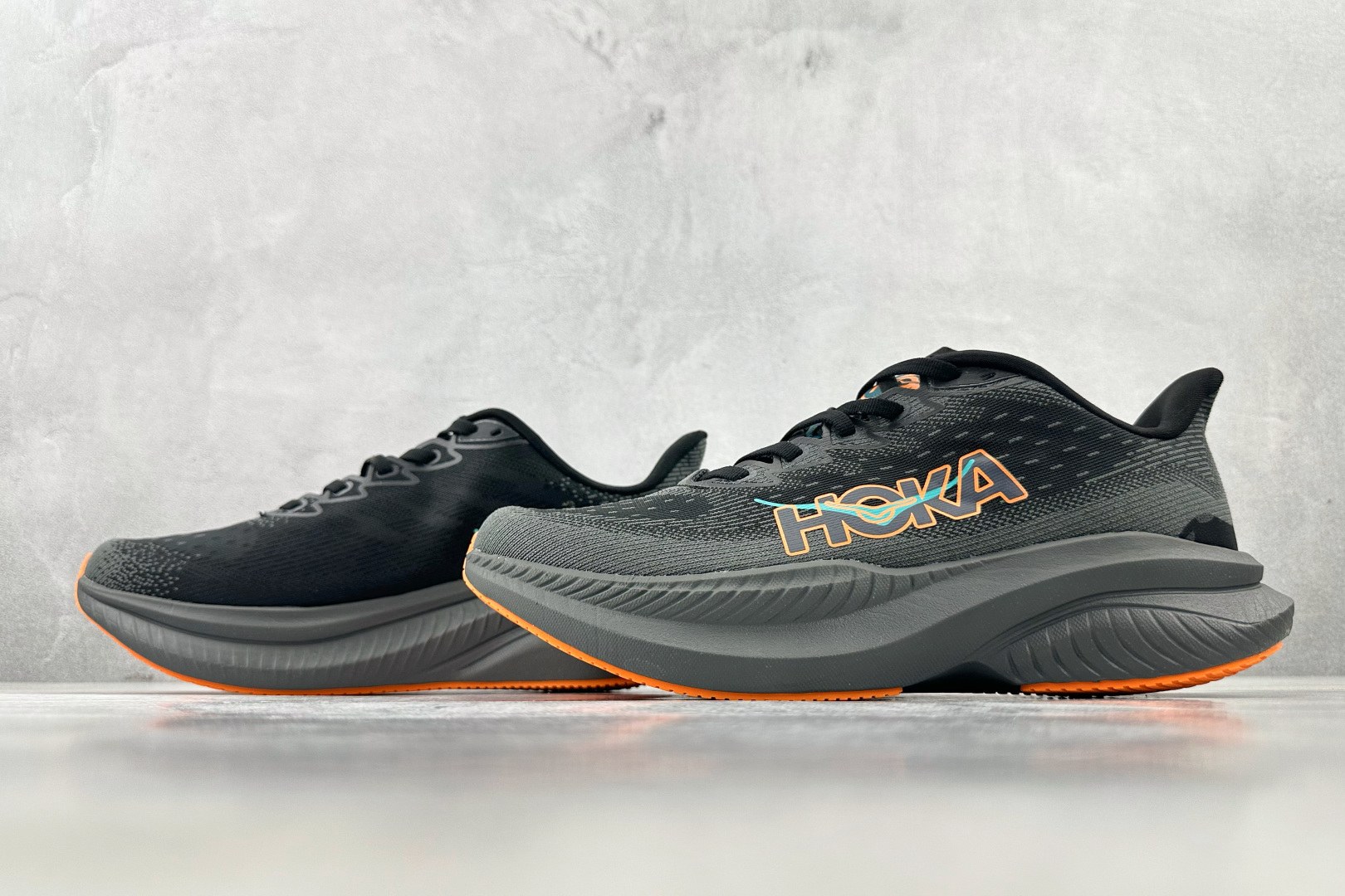 HK 
平台专供 HOKA ONE ONE  MACH 6 黑色

货号：-bklc
尺码：36 36.