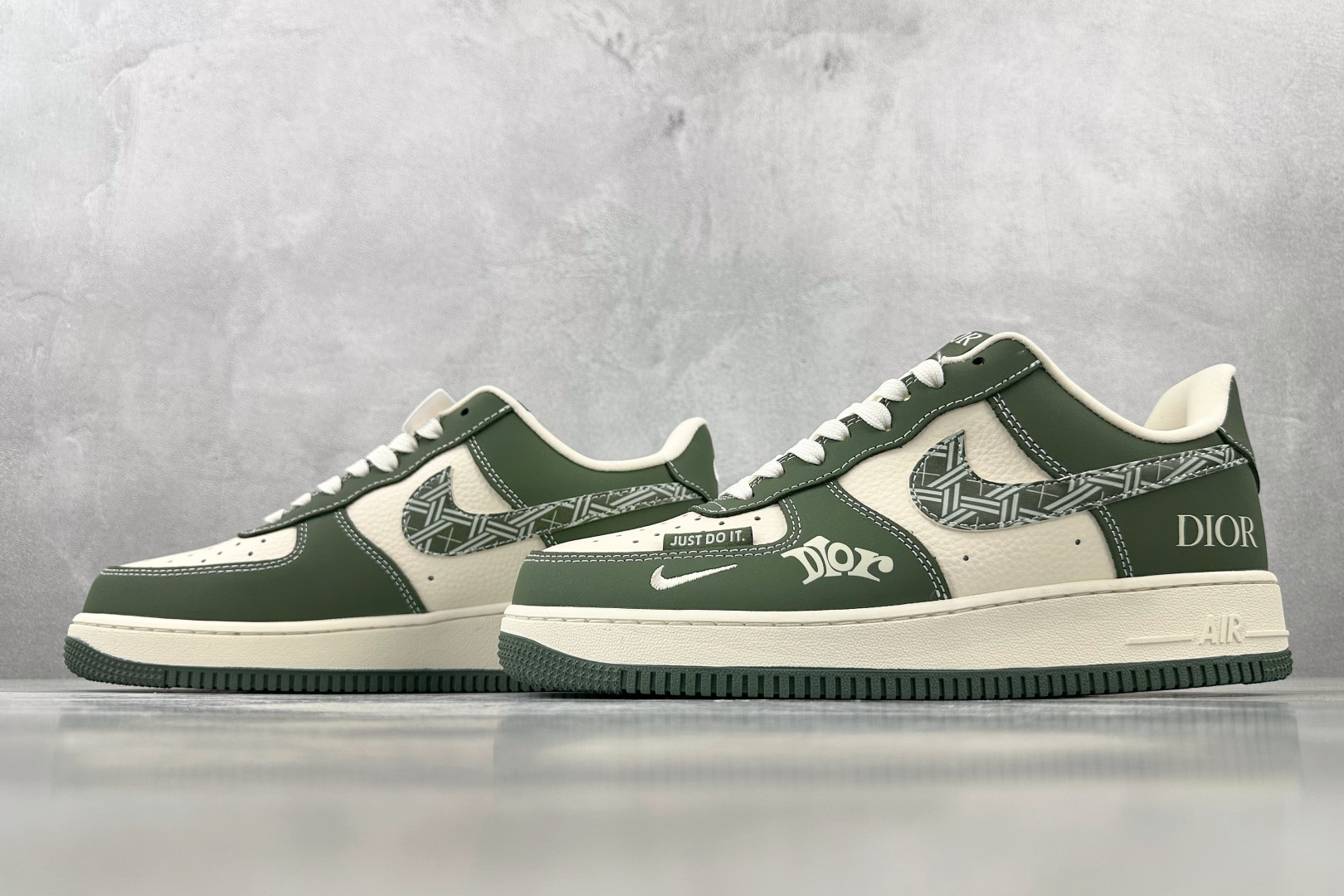 260 Nike Air Force 1'07 Dior 联名 绿白 KK1988-081