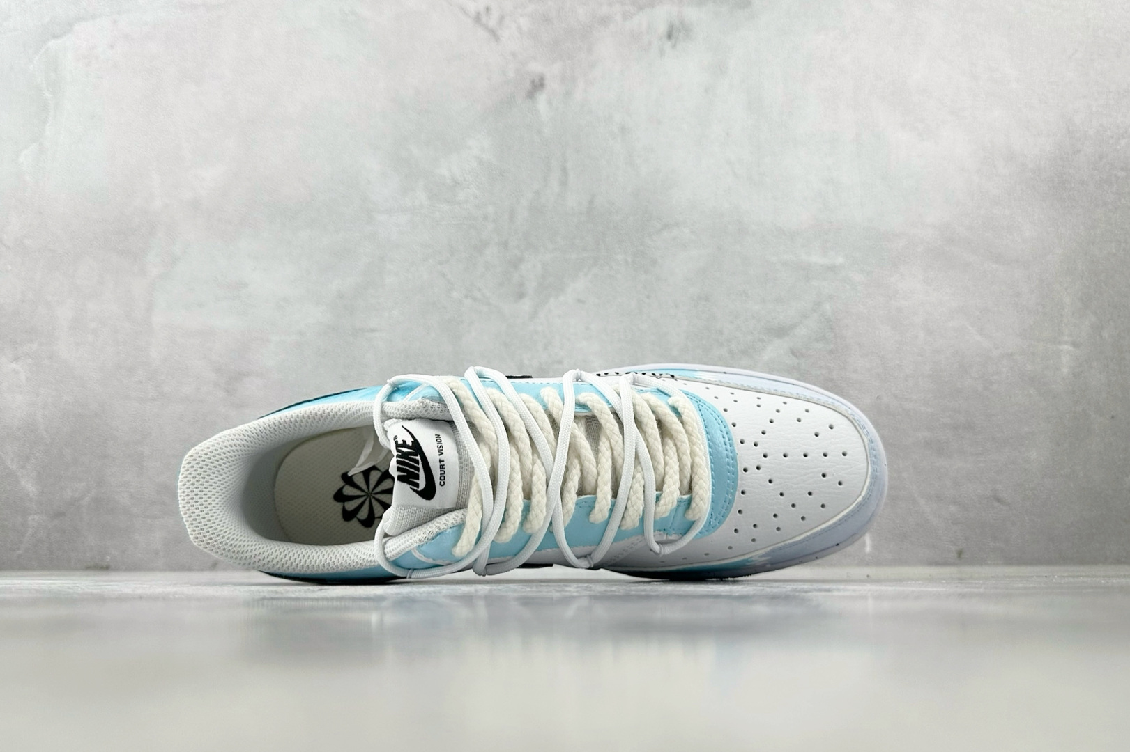 定制版  
【定制球鞋】Nike Court Vision 1 梦熠星河 蓝灰色

货号：DH2987-