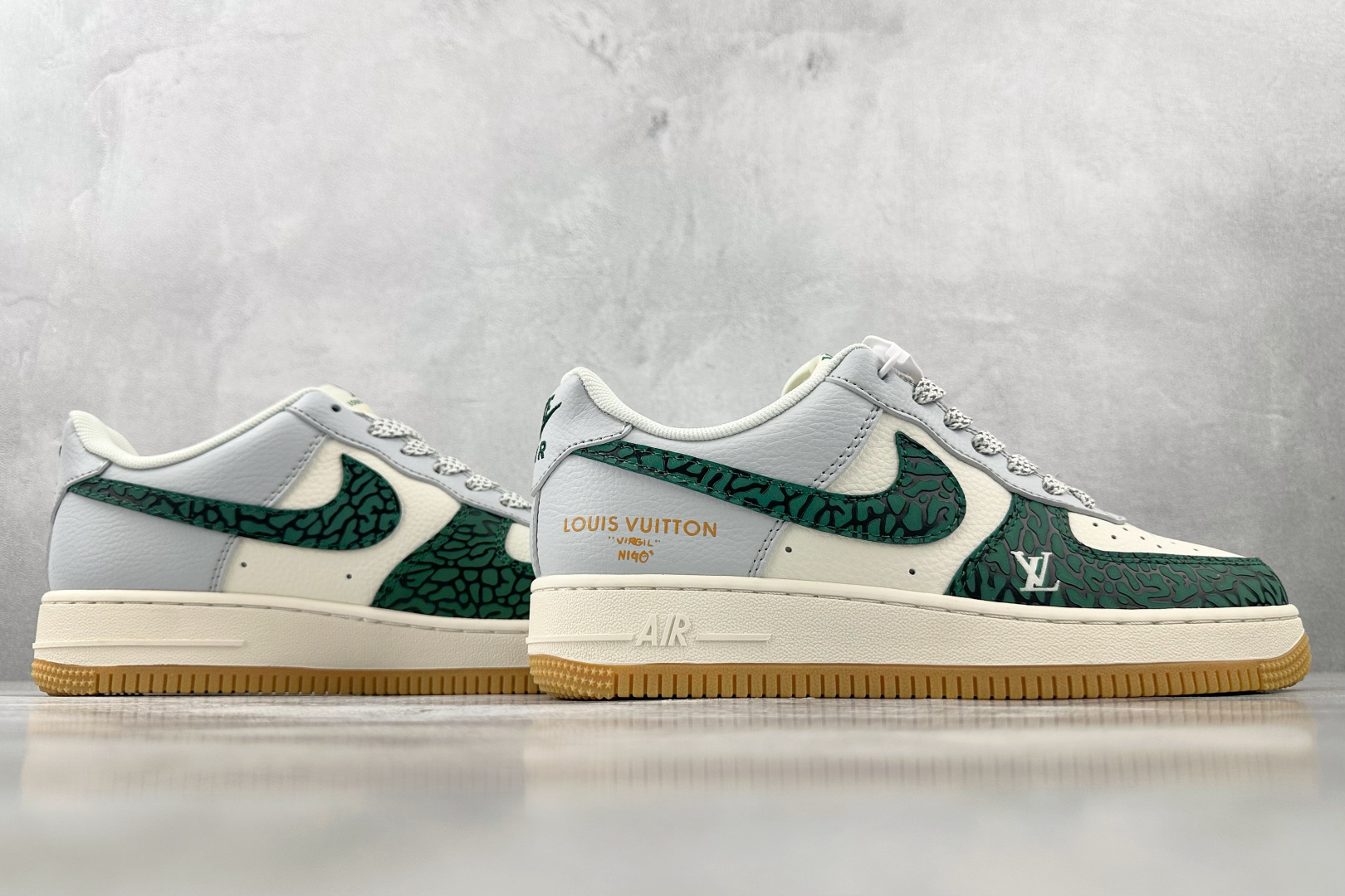 Nike Air Force 1'07 LV 联名 绿白灰 ZH2598-306