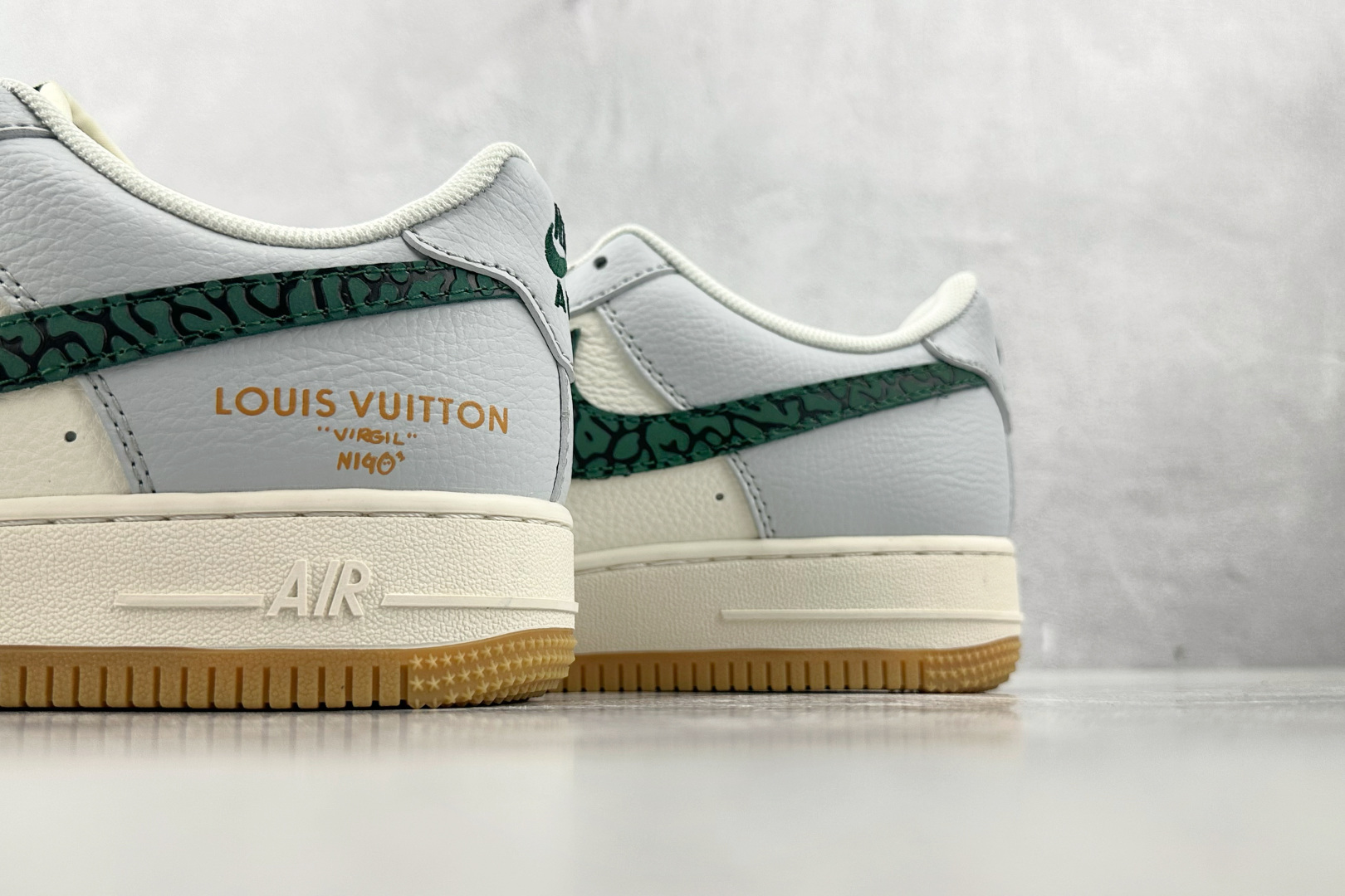 Nike Air Force 1'07 LV 联名 绿白灰 ZH2598-306