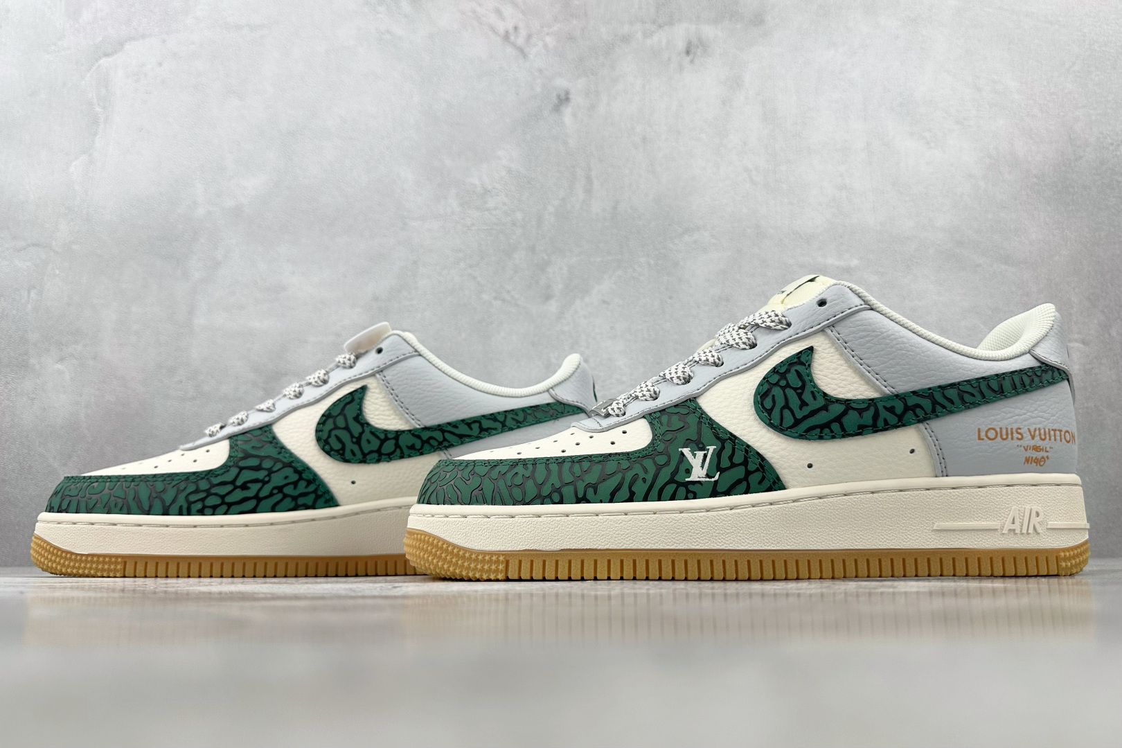 Nike Air Force 1'07 LV 联名 绿白灰 ZH2598-306
