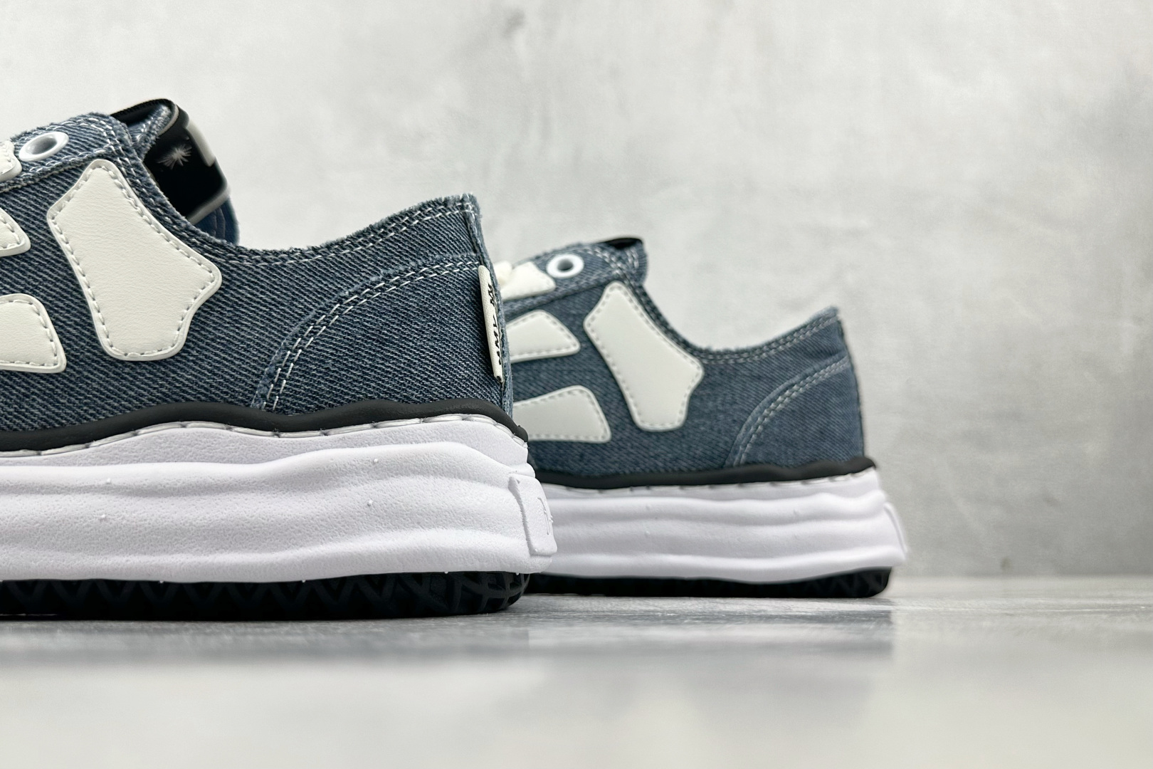 Maison Mihara Yasuhiro x AMIRI Skel-Top Low 蓝色 AMFOSR1076-003