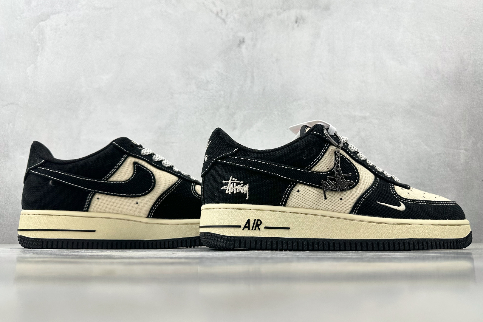 Nike Air Force 1'07 斯图西 联名 黑白 XX3168-156