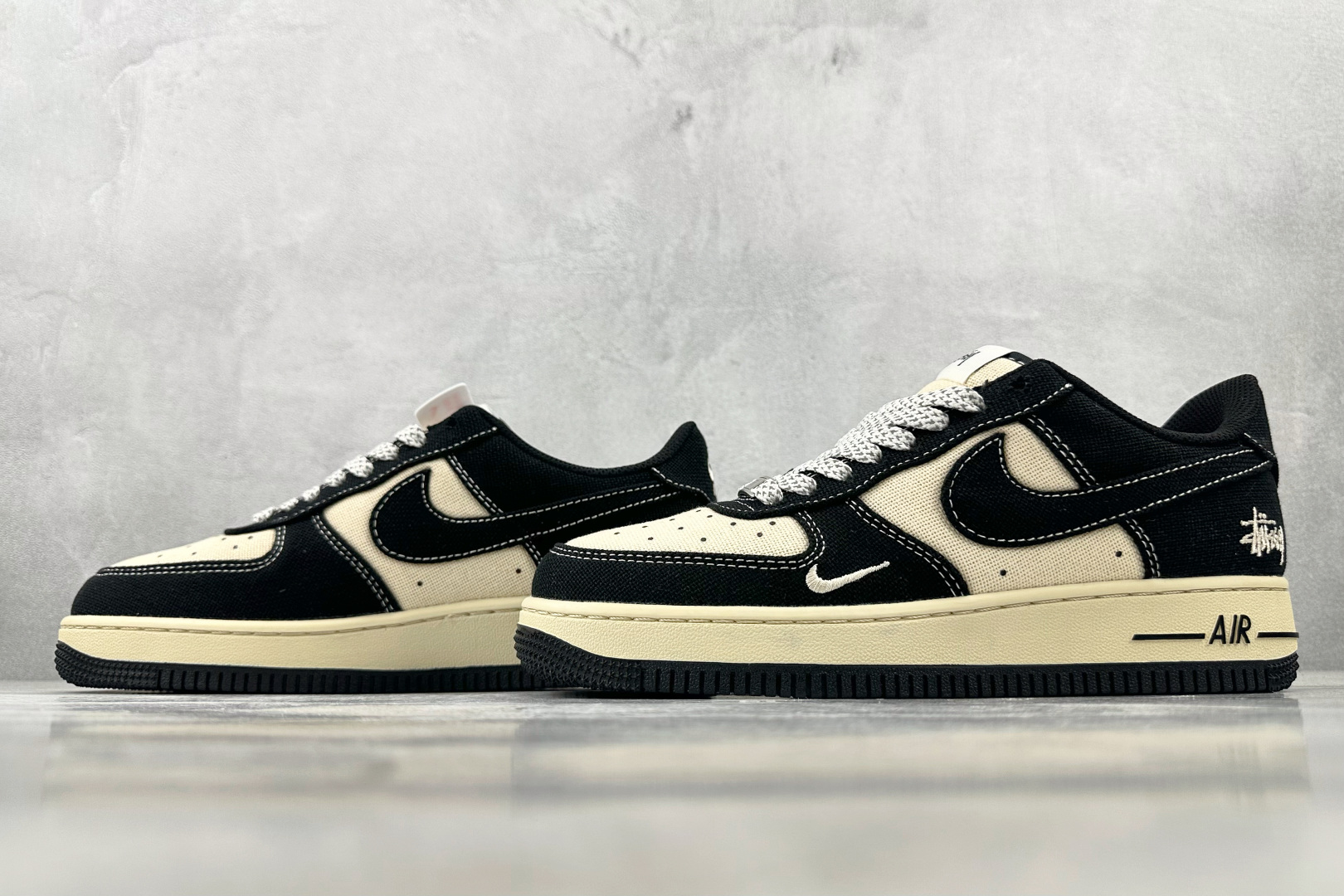 Nike Air Force 1'07 斯图西 联名 黑白 XX3168-156