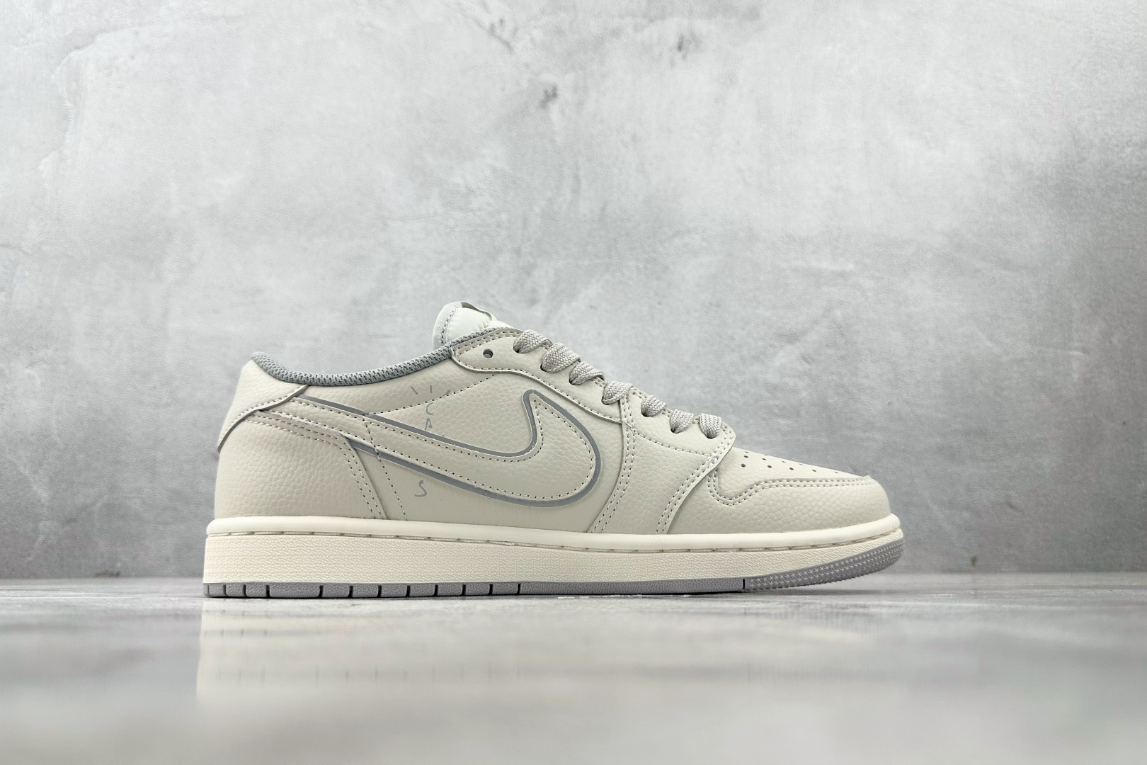 定制 Air Jordan 1 Low ow SP UNDEFEATED 倒钩联名 米白 DF1845-532
