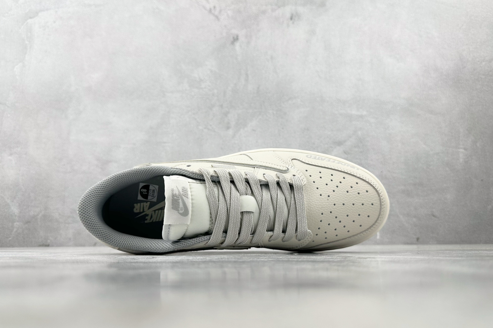 定制 Air Jordan 1 Low ow SP UNDEFEATED 倒钩联名 米白 DF1845-532