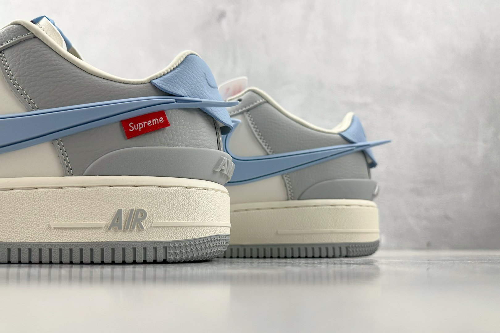 Nike Air Force 1'07 Supreme 联名 灰白蓝 XS3464-577