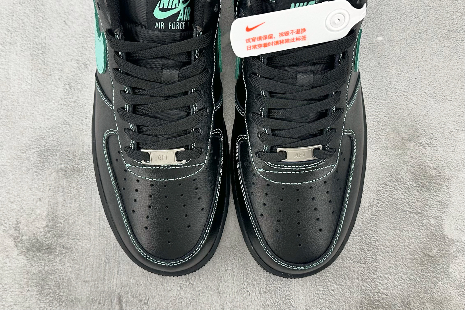 Nike Air Force 1 Low “Black Tiffany”黑色极光绿 HQ2037-002