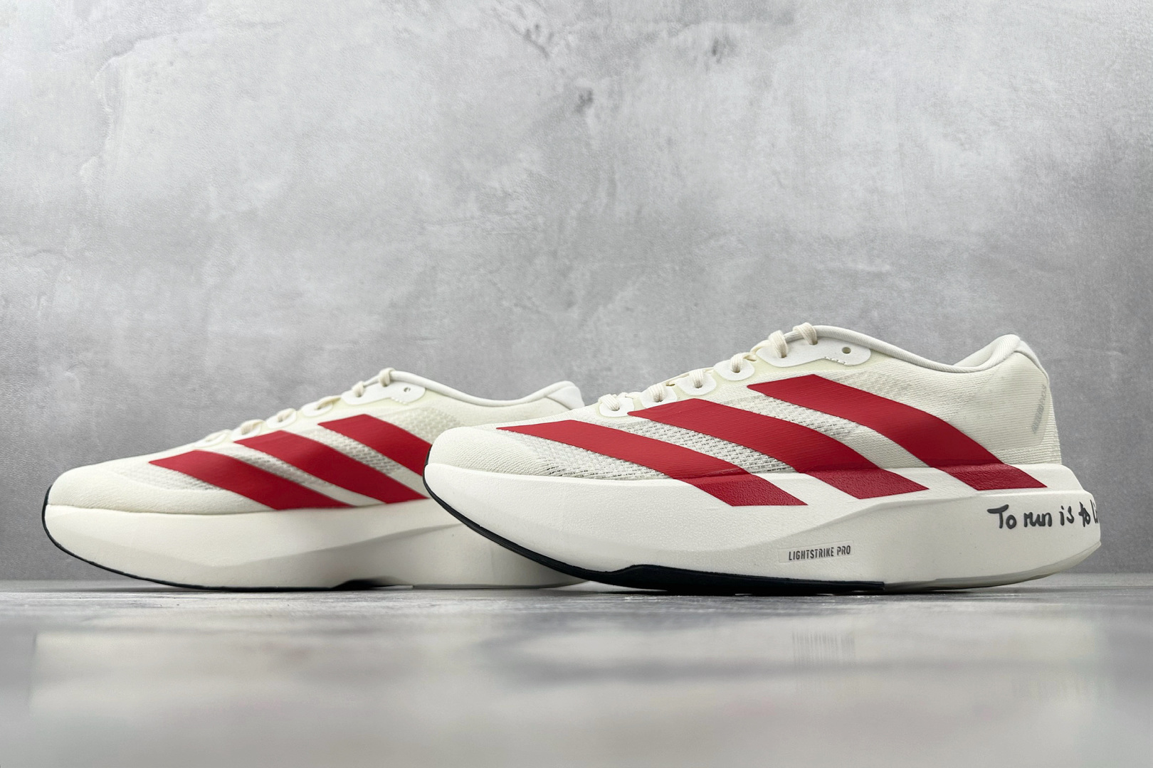 全新工厂开发 adidas Adizero EVO SL 白红色 JS1183