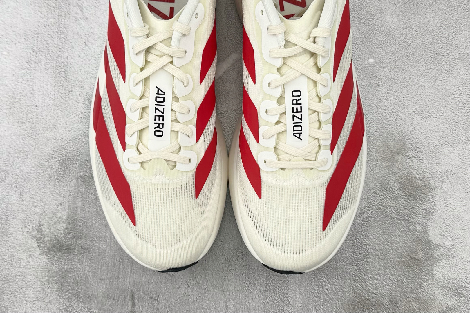 全新工厂开发 adidas Adizero EVO SL 白红色 JS1183