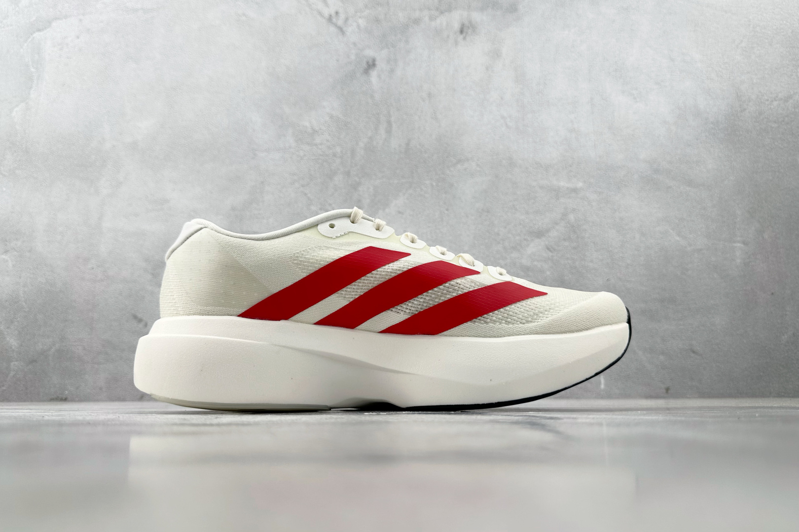 全新工厂开发 adidas Adizero EVO SL 白红色 JS1183