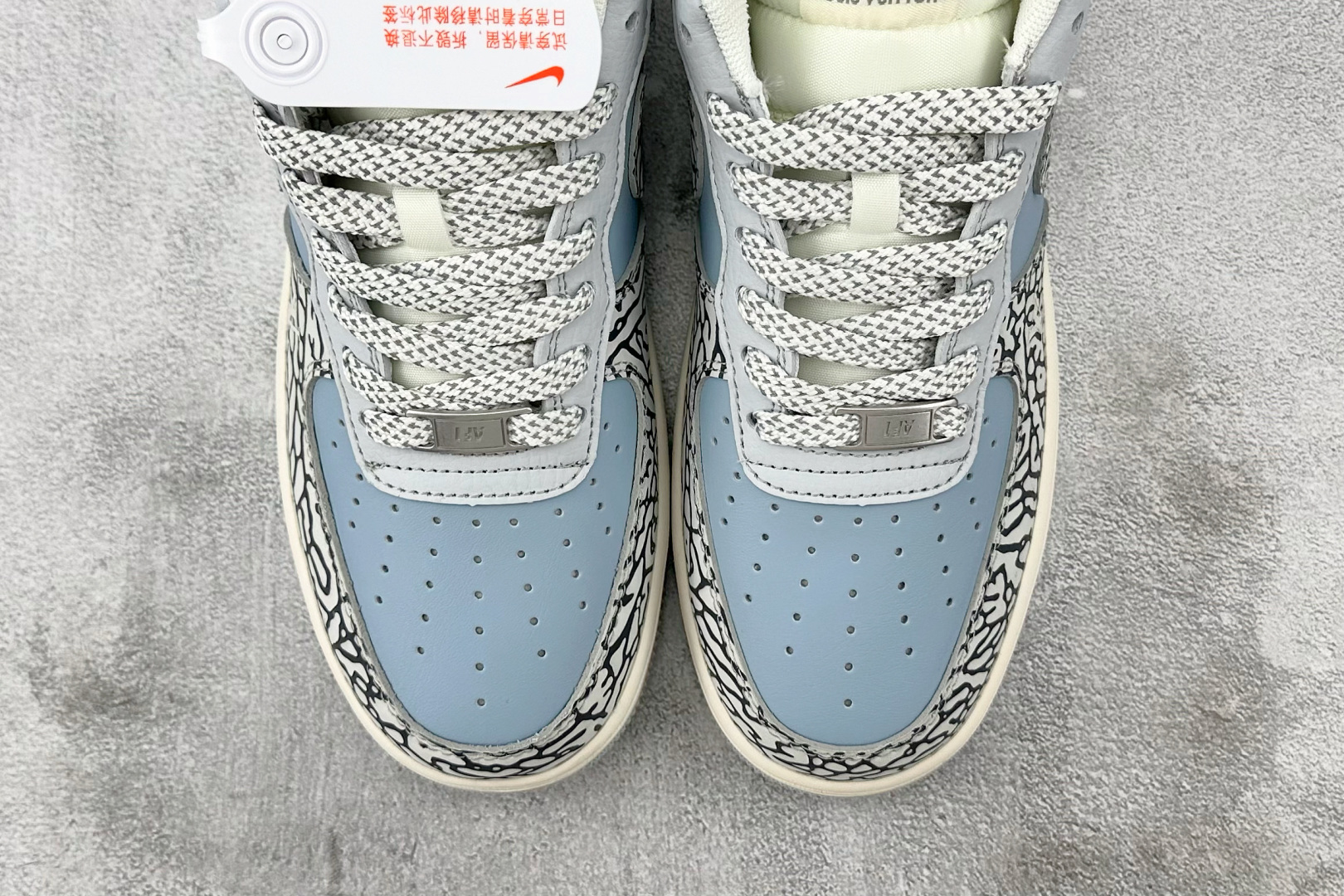 Nike Air Force 1'07 LV 联名 黑蓝灰 ZH2598 307 尺码：36 36.5 37.5 38 38.5 39 40 40.5 41 42 42.5 43 44 44.5 45 编码：36