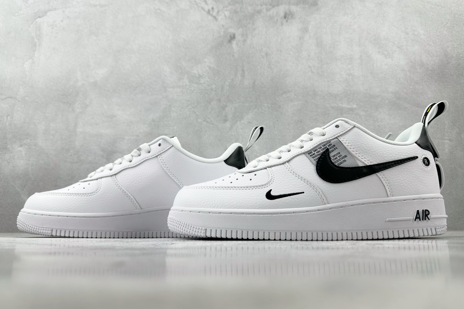 外贸批次 Nike Air Force 1 07 LV8 Utility Black 年白 AJ7747-100